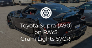 Toyota Supra (A90) on RAYS Gram Lights 57CR