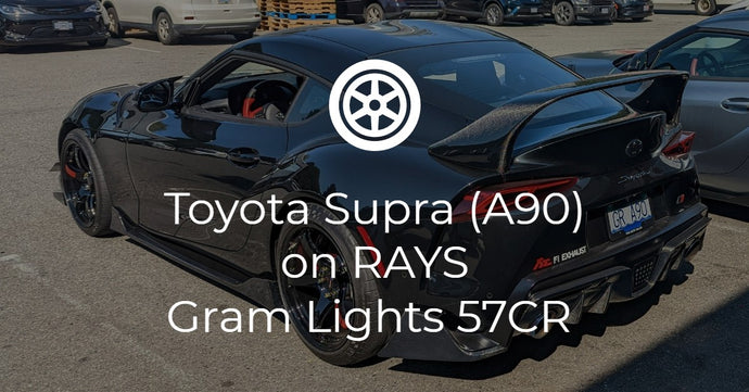 Toyota Supra (A90) on RAYS Gram Lights 57CR