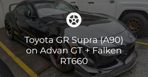 Toyota GR Supra (A90) on Advan GT + Falken RT660