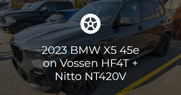 2023 BMW X5 45e on Vossen HF-4T + Nitto NT420V