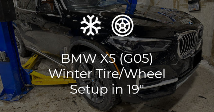 BMW X5 (G05) Winter Tire/Wheel Setup in 19"