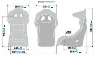 Sparco Circuit/Circuit II QRT Racing Seat