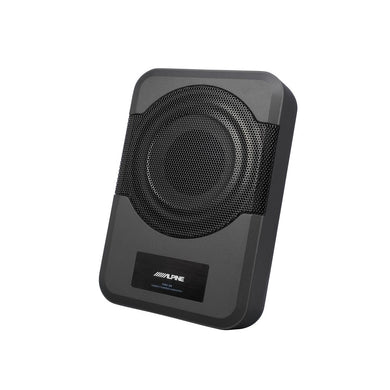 Alpine PWE-S8 Compact Powered 120W Subwoofer - Overdrive Auto Tuning, Car Audio auto parts
