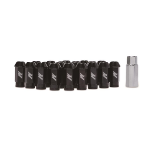Mishimoto Aluminum Black Locking Lug Nuts - Overdrive Auto Tuning, Wheel Accessories auto parts