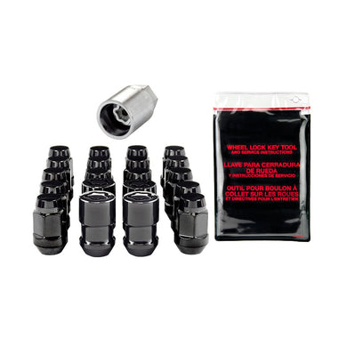 McGard Bulge Style Black Lug Nut Kit with Locks 12x1.5 - Overdrive Auto Tuning, Wheel Accessories auto parts