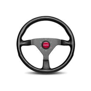 MOMO Monte Carlo 320mm Black Leather Steering Wheel - Overdrive Auto Tuning, Steering Wheels auto parts