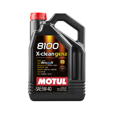 MOTUL 8100 X-Clean Gen 2 5W-40 Motor Oil