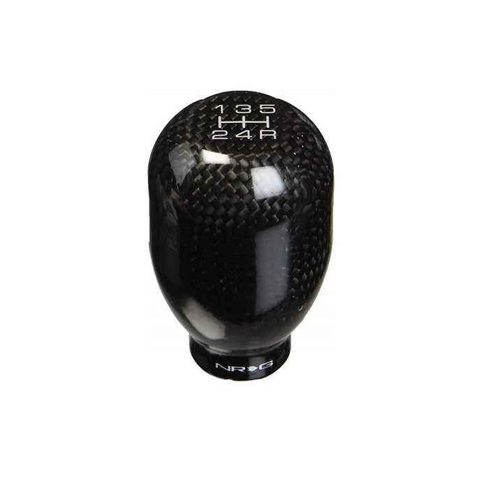 NRG SK-100BC-W Black Carbon Fiber 5 Speed Weighted Shift Knob - Overdrive Auto Tuning, Shift Knobs auto parts