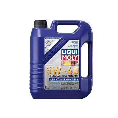 Liqui Moly Leichtlauf High Tech Fully Synthetic 5W-40 Motor Oil - Overdrive Auto Tuning, Lubricants and Additives auto parts