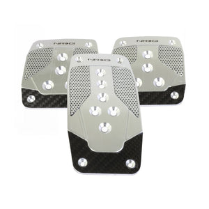 NRG PDL-400SL Brushed Aluminum Sport Pedals - Overdrive Auto Tuning, Pedals auto parts