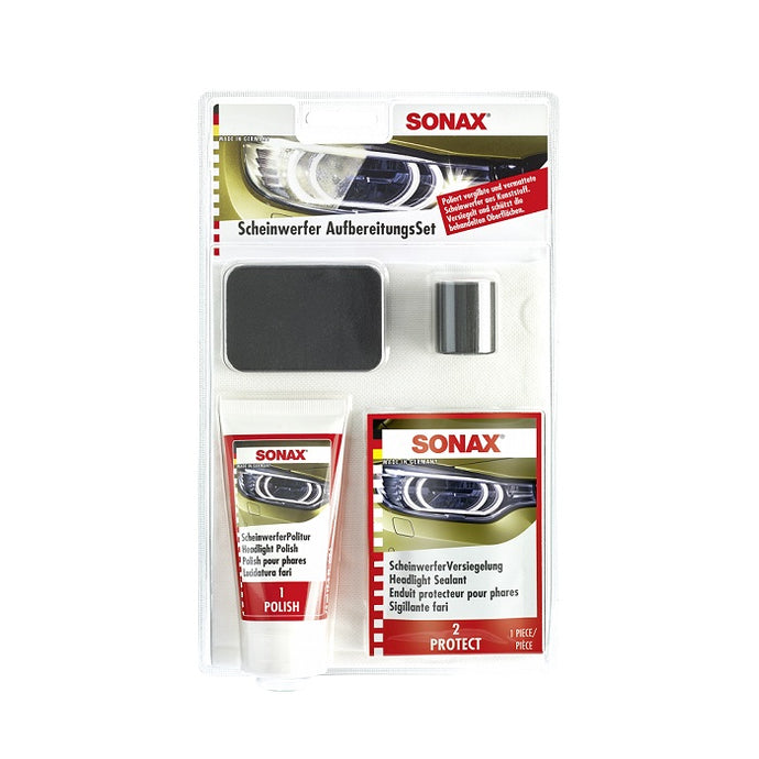 SONAX Headlight Restoration Kit - Overdrive Auto Tuning, Detailing Products auto parts