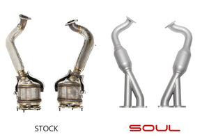 Soul Performance Resonated Over Axle Pipes 718 GT4, Spyder, GTS