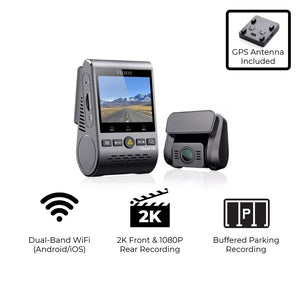 VIOFO A129 Plus Duo 2K/FHD 2CH Dash Cam