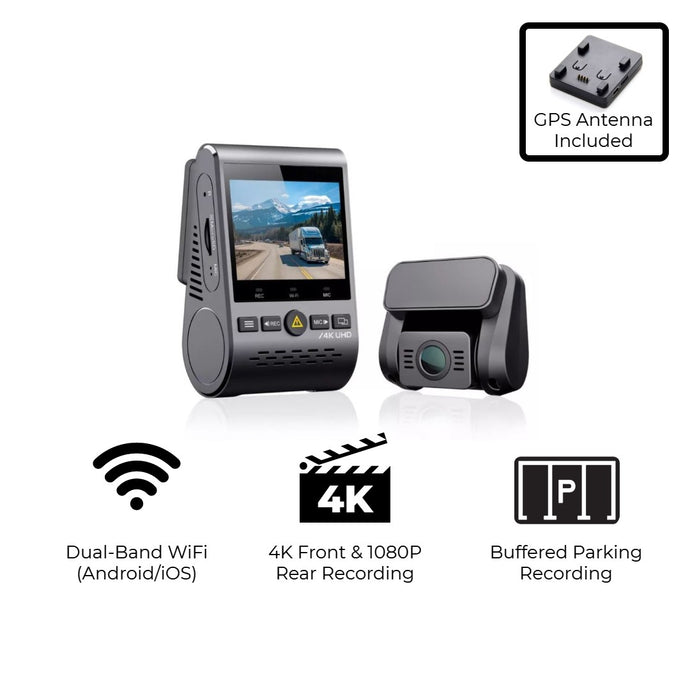 VIOFO A129 Pro Duo 4K/FHD 2-Channel Dash Cam