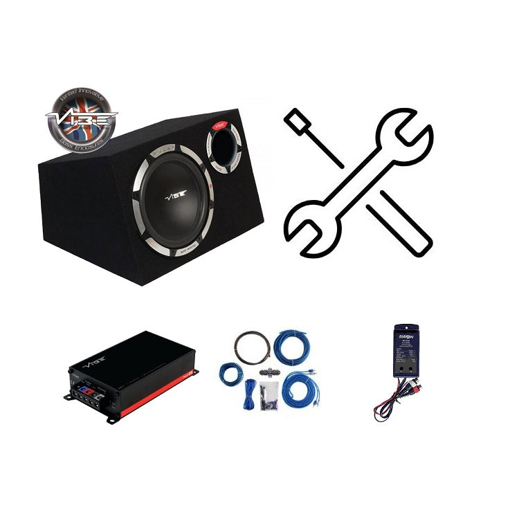 Vibe subwoofer hot sale and amp