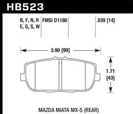 Hawk Brake Pads for ND MX-5 Rear