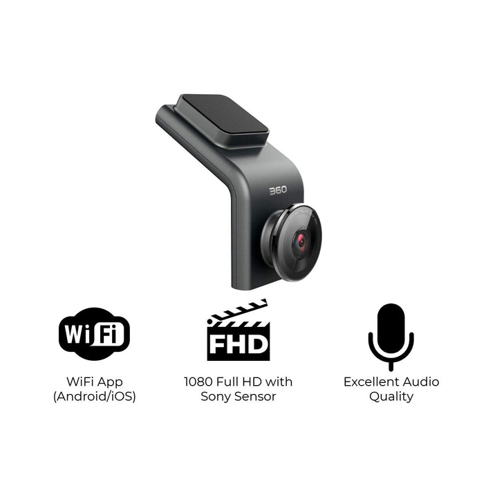 360 G300 Full HD WiFi Dash Cam
