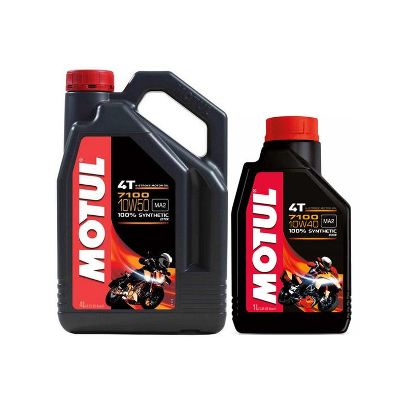 4 stroke engine oil Motul 7100 10W40 synthetic 4T 4L -  -  motorcycle store